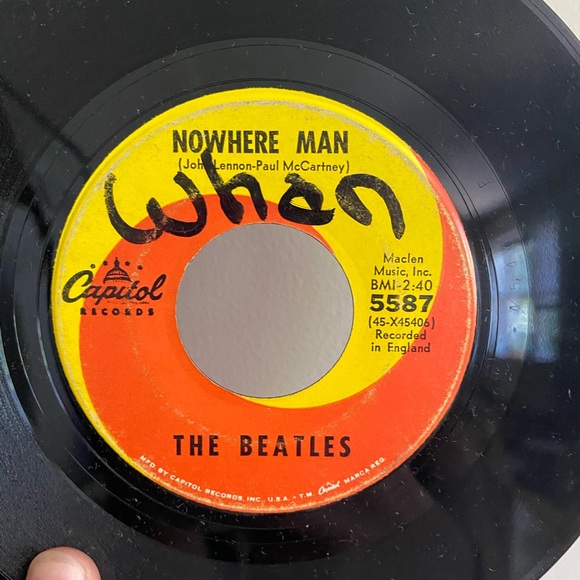 BEATLES 45 VINYL RECORD - Picture 2 of 4